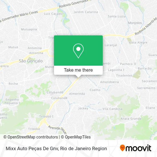 Mixx Auto Peças De Gnv map