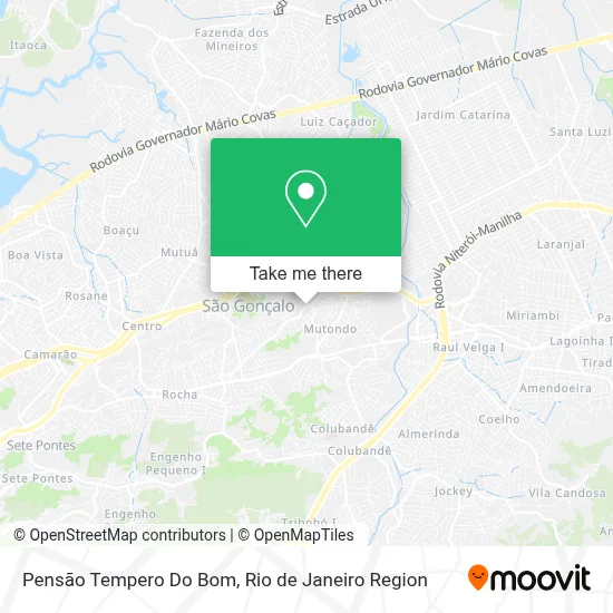 Pensão Tempero Do Bom map