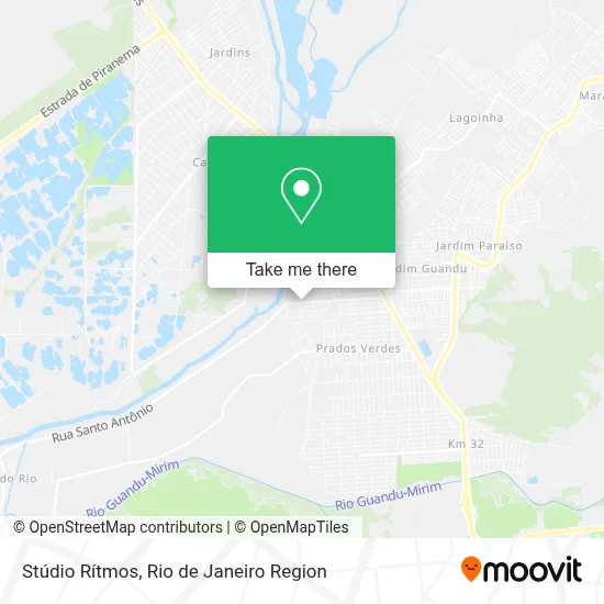 Stúdio Rítmos map