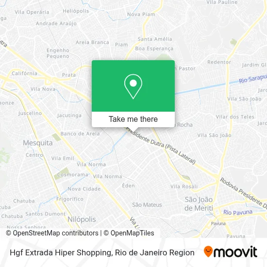 Hgf Extrada Hiper Shopping map