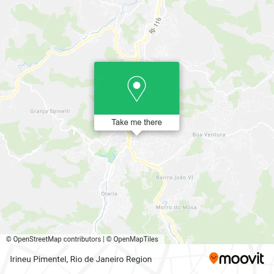 Irineu Pimentel map