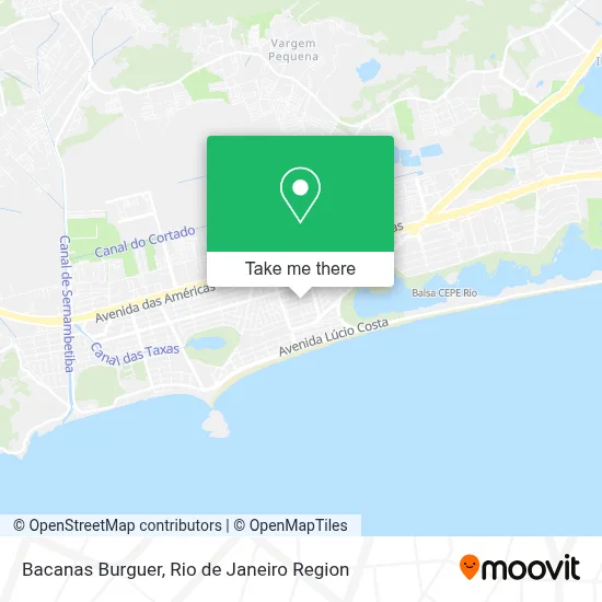 Bacanas Burguer map