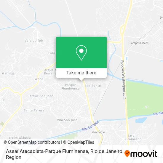 Assaí Atacadista-Parque Fluminense map