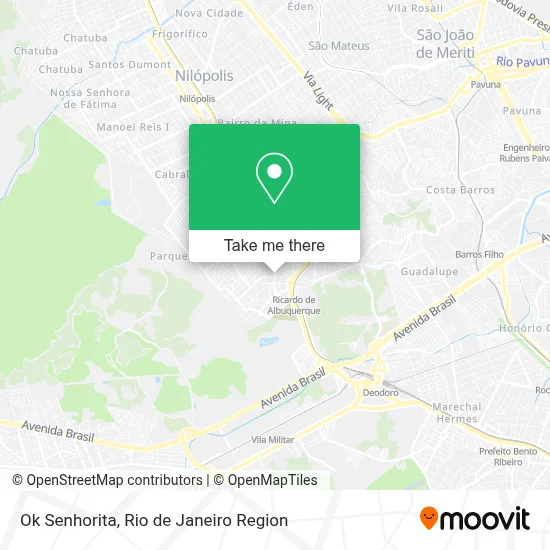 Ok Senhorita map