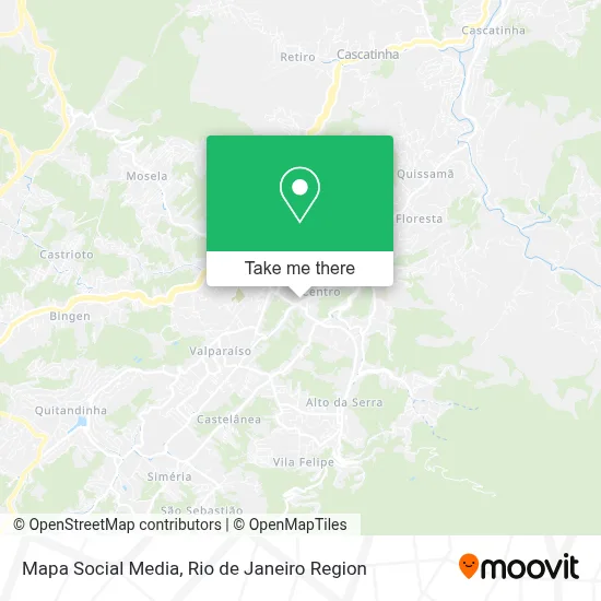 Mapa Social Media map