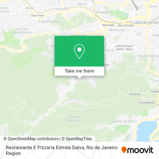 Restaurante E Pizzaria Estrela Dalva map