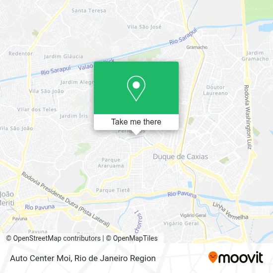 Auto Center Moi map