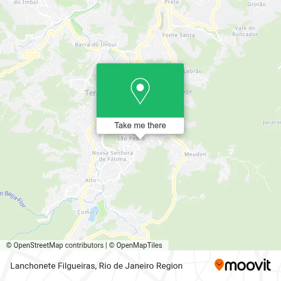 Lanchonete Filgueiras map