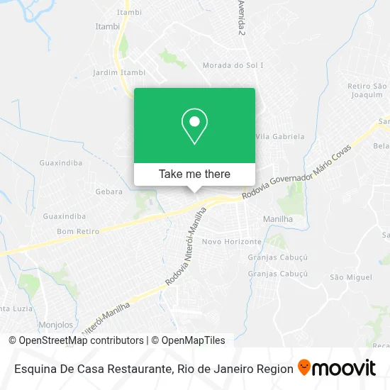 Esquina De Casa Restaurante map