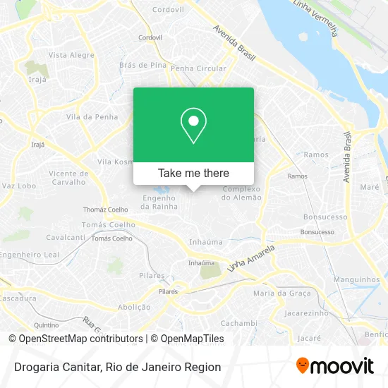 Drogaria Canitar map