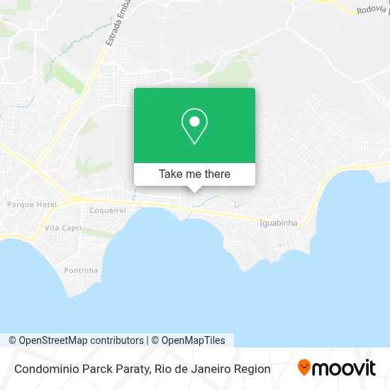 Condominio Parck Paraty map