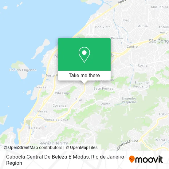 Cabocla Central De Beleza E Modas map