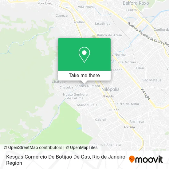 Kesgas Comercio De Botijao De Gas map