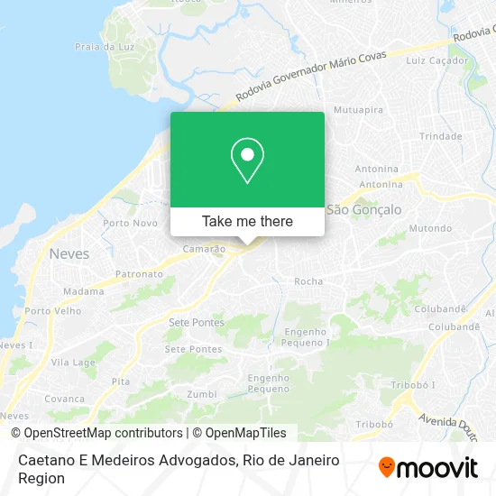 Caetano E Medeiros Advogados map