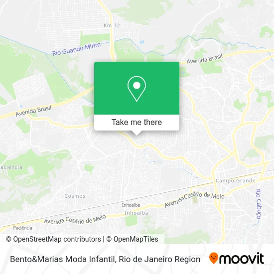 Bento&Marias Moda Infantil map