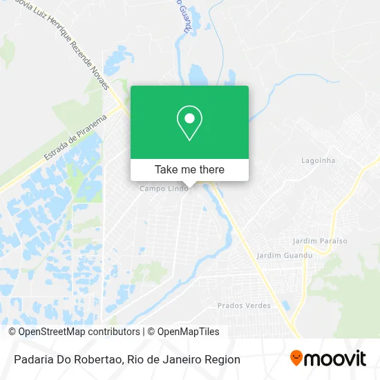 Padaria Do Robertao map