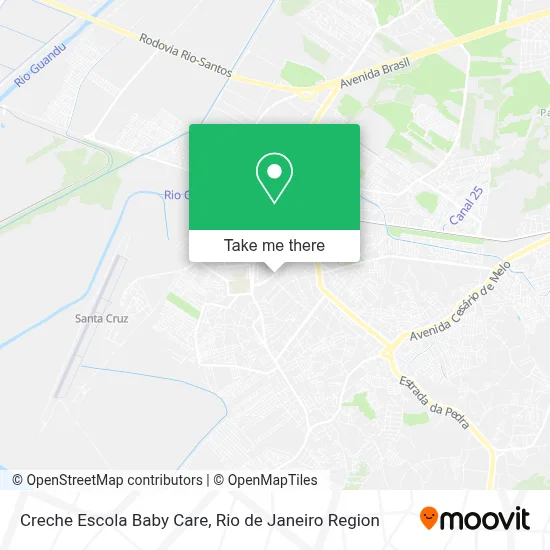 Creche Escola Baby Care map