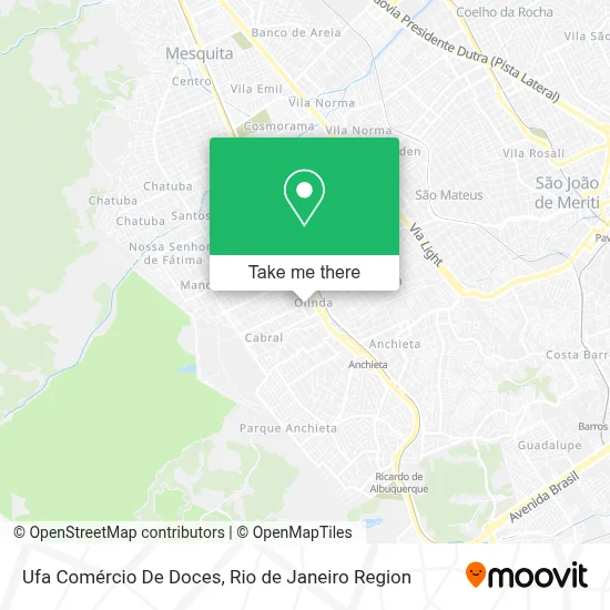 Ufa Comércio De Doces map