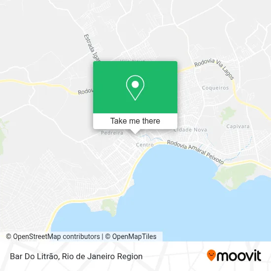 Bar Do Litrão map