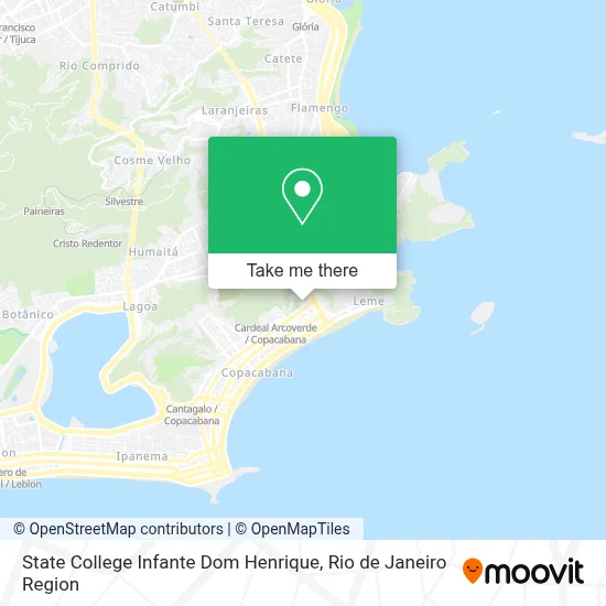 State College Infante Dom Henrique map