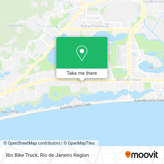 Rio Bike Truck map
