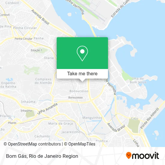 Bom Gás map