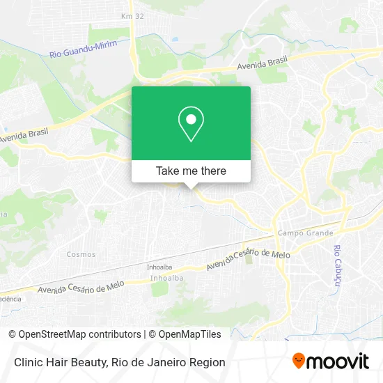Clinic Hair Beauty map