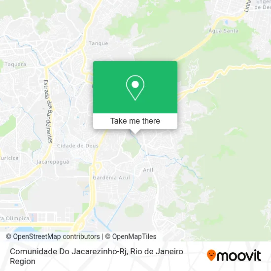 Comunidade Do Jacarezinho-Rj map