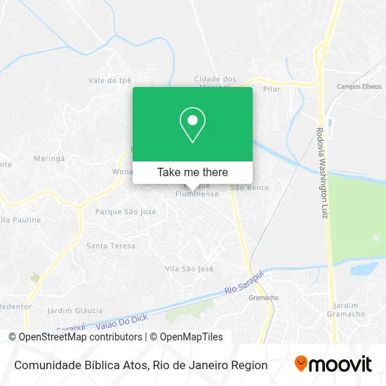 Comunidade Bíblica Atos map