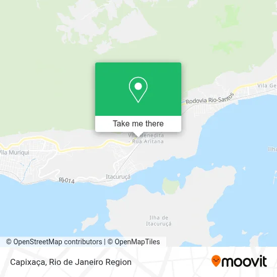 Capixaça map