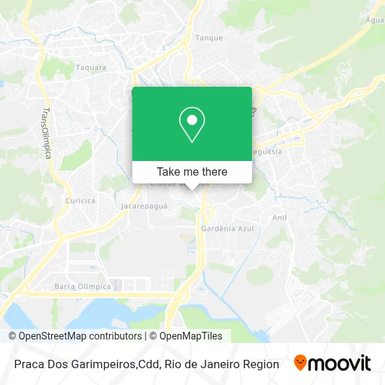 Praca Dos Garimpeiros,Cdd map