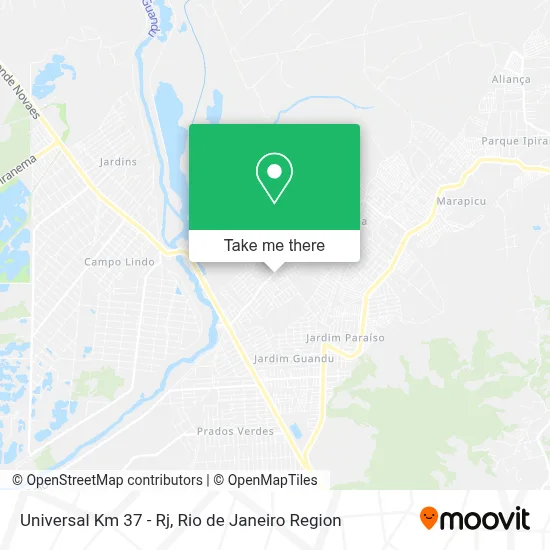 Universal Km 37 - Rj map