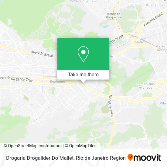 Drogaria Drogalider Do Mallet map
