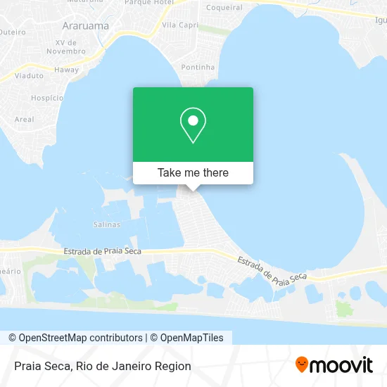 Praia Seca map