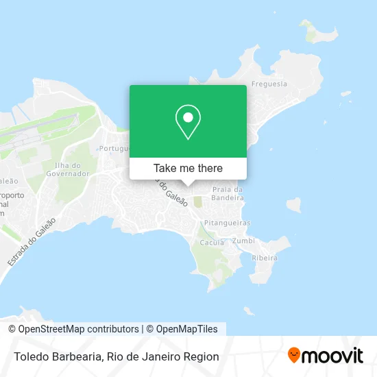 Toledo Barbearia map