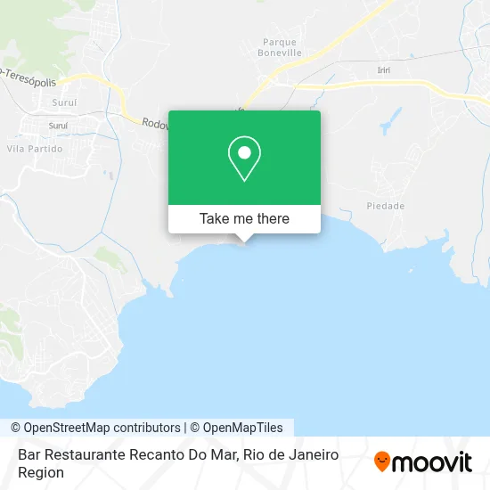 Bar Restaurante Recanto Do Mar map