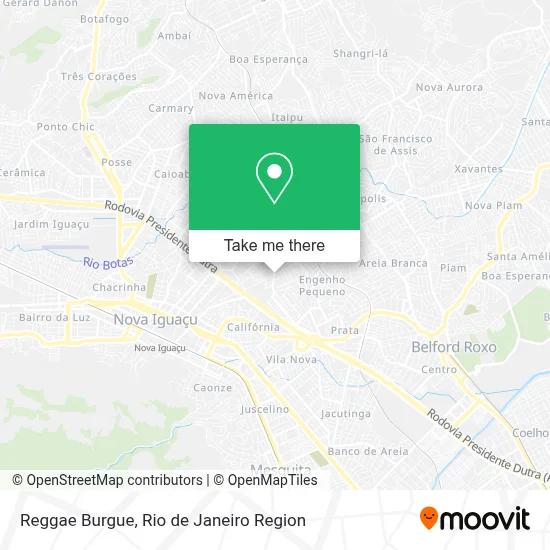 Reggae Burgue map