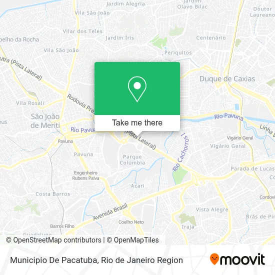 Municipio De Pacatuba map