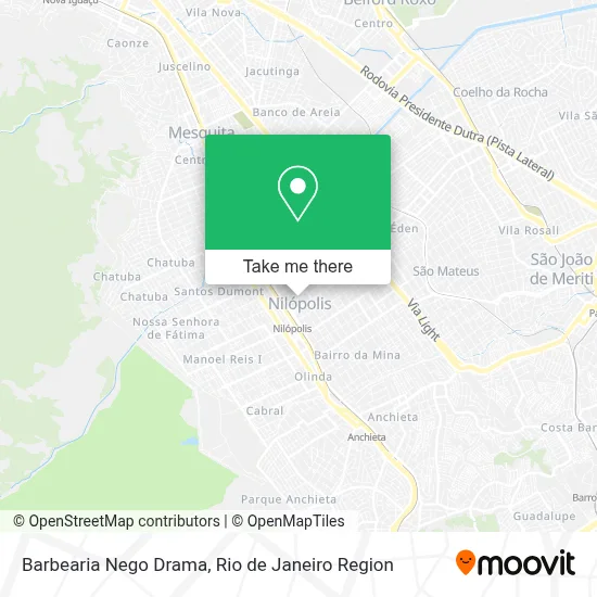 Barbearia Nego Drama map