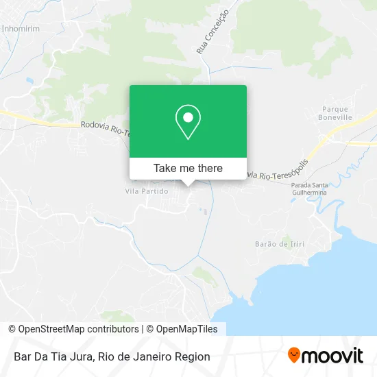 Bar Da Tia Jura map