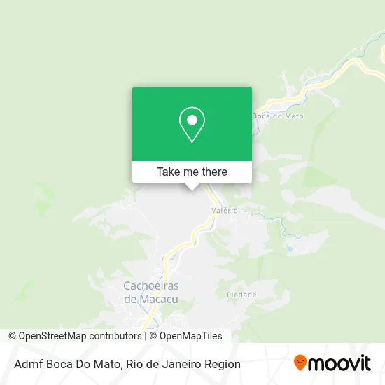 Admf Boca Do Mato map