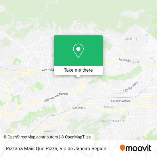 Pizzaria Mais Que Pizza map