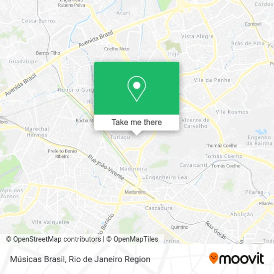 Músicas Brasil map