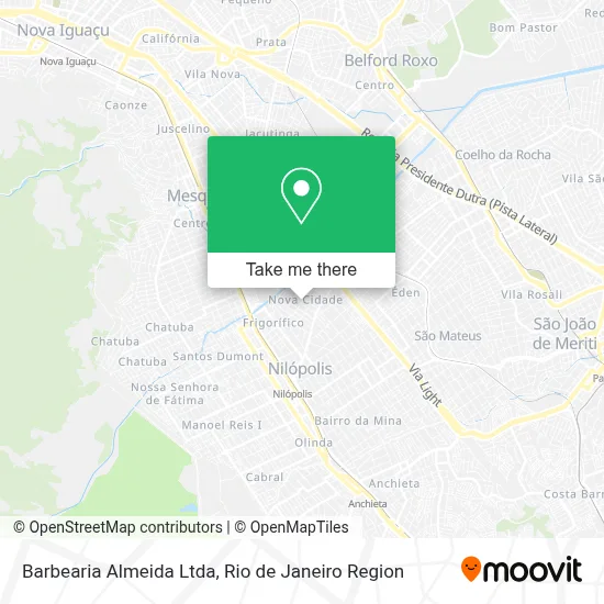 Barbearia Almeida Ltda map