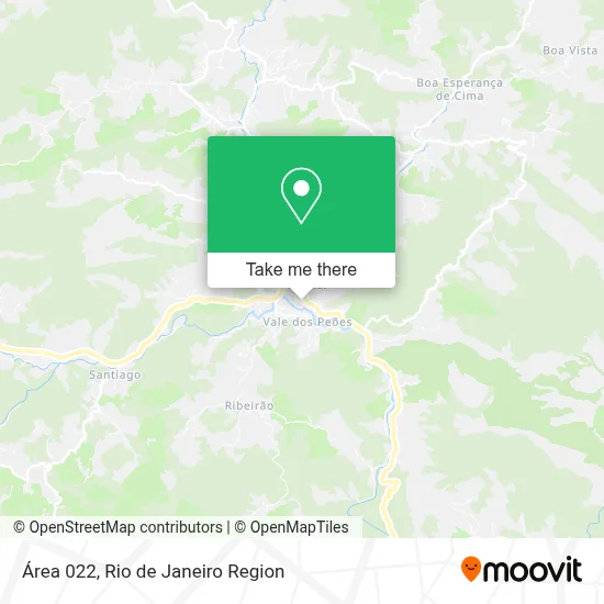 Área 022 map