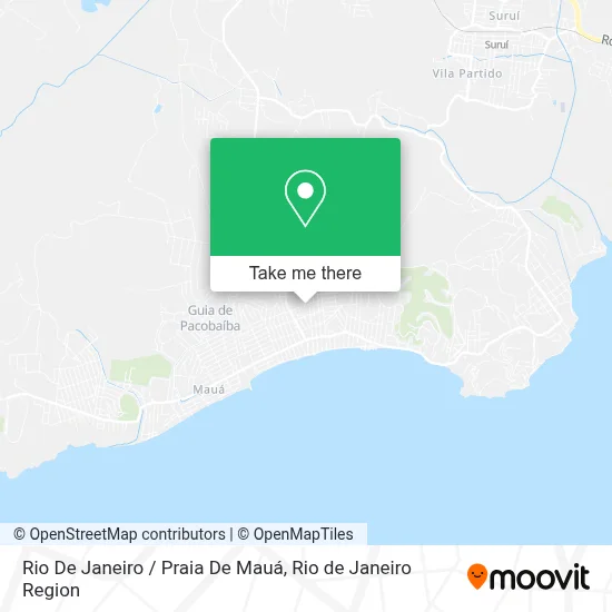 Rio De Janeiro / Praia De Mauá map