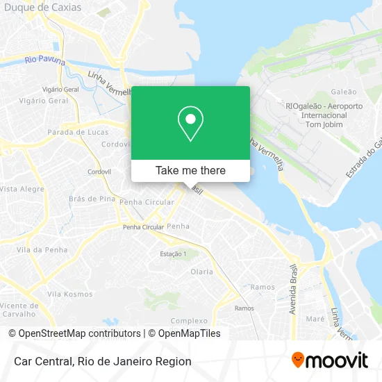 Car Central map