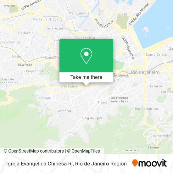 Igreja Evangélica Chinesa Rj map
