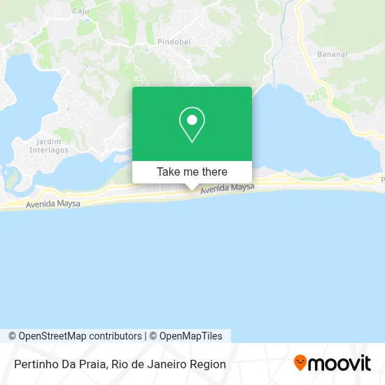 Pertinho Da Praia map