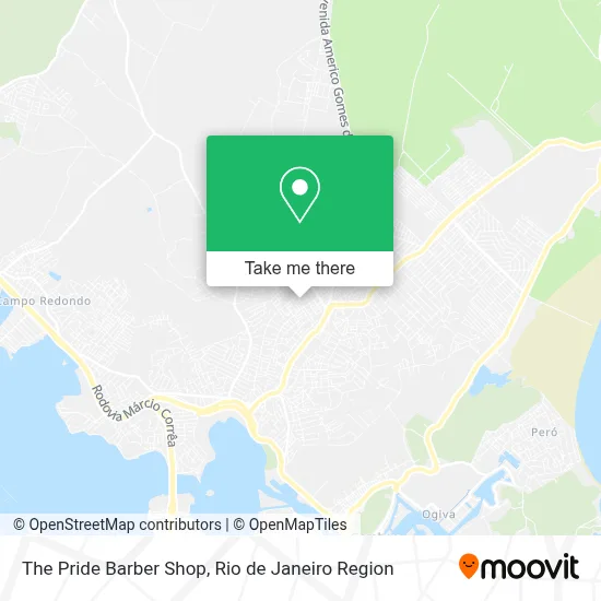 The Pride Barber Shop map